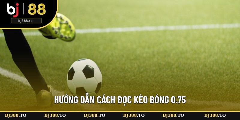 Hướng dẫn cách đọc kiểu cược 0.75 Hướng dẫn cách đọc kiểu cược 0.75